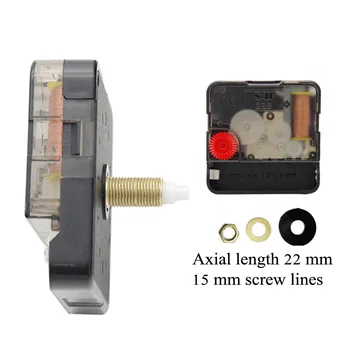 

Sweep Quartz Battery Operated Clock Movement Accessories Shaft Install Silent