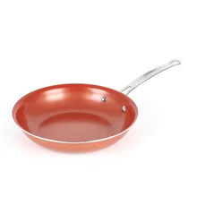 9,4 дюймов антипригарная сковорода медный стиль алюминиевый сплав сковороды посудомоечная машина печь безопасная посуда Hogard