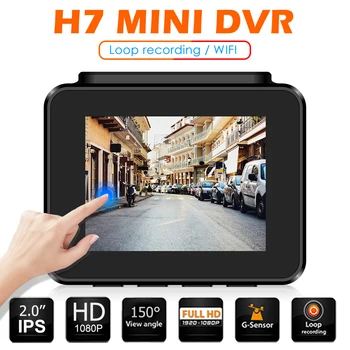 

FHD 1080P WiFi Dash Cam GPS Detector Dashboard Camera Car DVR Recorder Mini Touch Screen Buttons with 2MP Camera Car Electronics