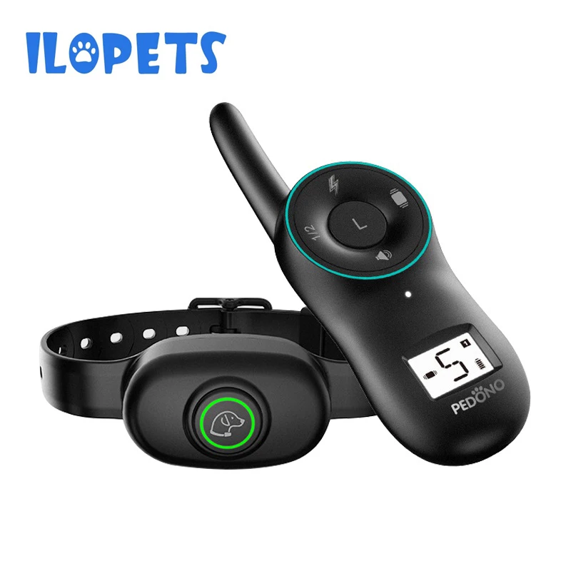 

400m Anti Dog Collar Bark Control Dog Training Device Remote Control Shock Vibration Collar with LCD Display Pet Trainer
