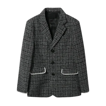 

Couple Clothes Men Vintage Fashion Casual Suit Blazer Coat Outerwear Male Women Streetwear Hip Hop Suit Jacket