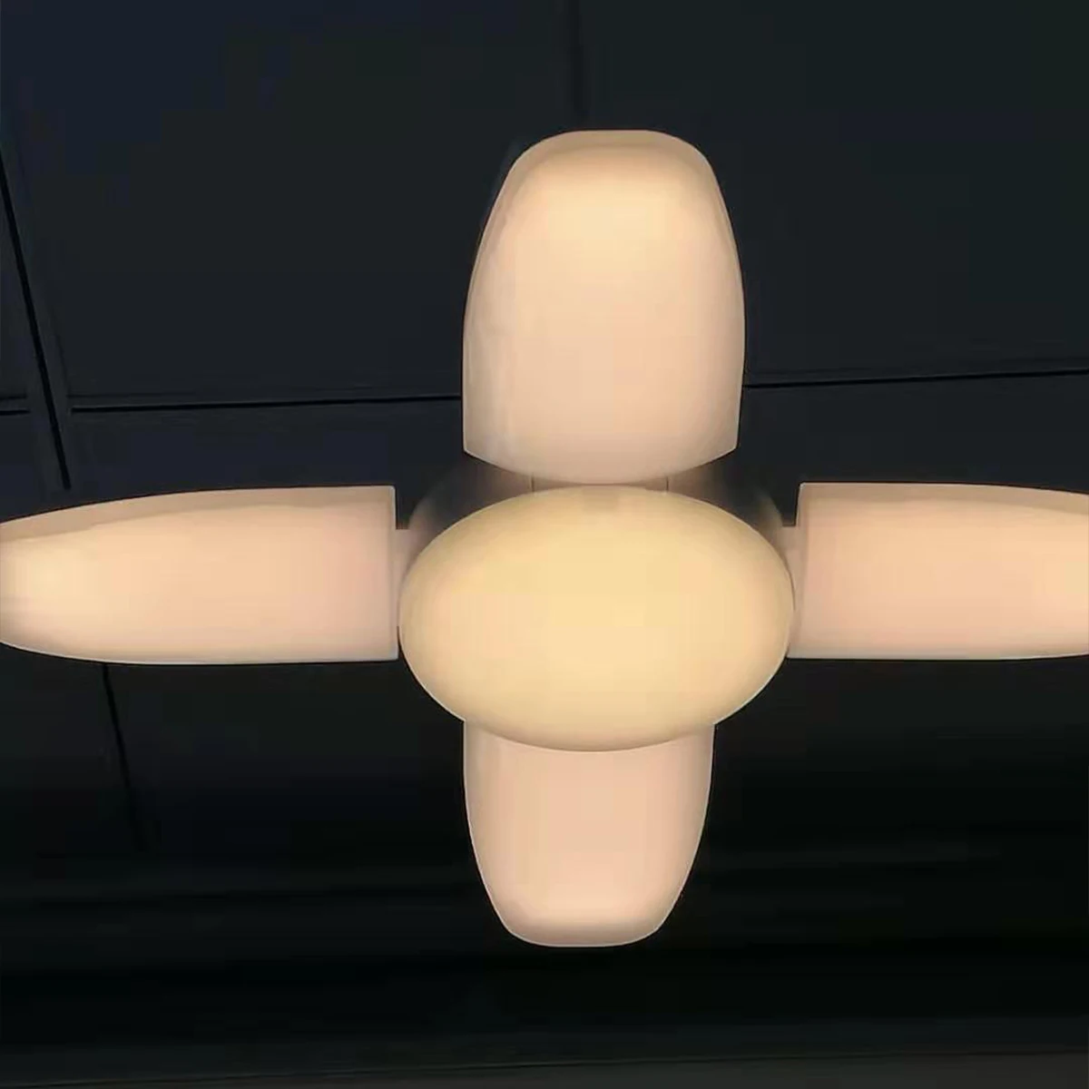 60 Вт складной лопасть вентилятора светодиодный подвесной светильник без мерцания E26 E27 Светодиодный светильник 220 в 360 градусов регулируемый угол света цвет потолочного светильника