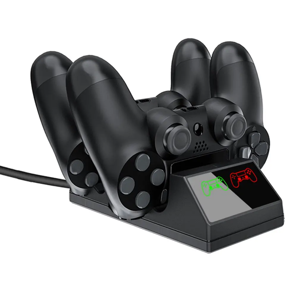 Двойной usb зарядная док-станция Подставка зарядное устройство для PS4 игровой контроллер быстрая зарядка док-станция Подставка Dualshock USB кабель для PS4