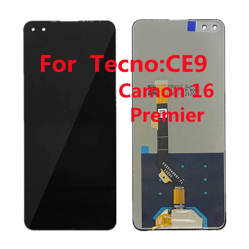 ЖК-дисплей 6 85 дюйма для Tecno Camon 16 Premier Global CE9 детали замены панели | Мобильные