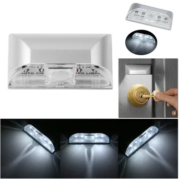 

4 LED Keyhole Light Wireless Door Lock Lamp Handle Sensor Night Light Lamp Kitchen Stairway Intelligent Door Lock Night Light