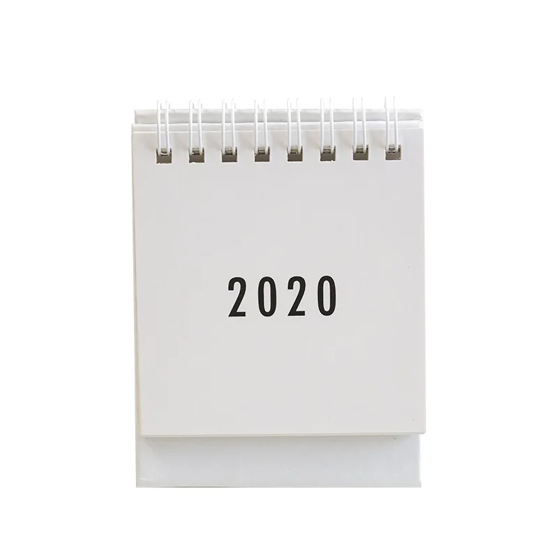 Креативный простой Настольный вертикальный календарь 2020 дюйма записная книжка