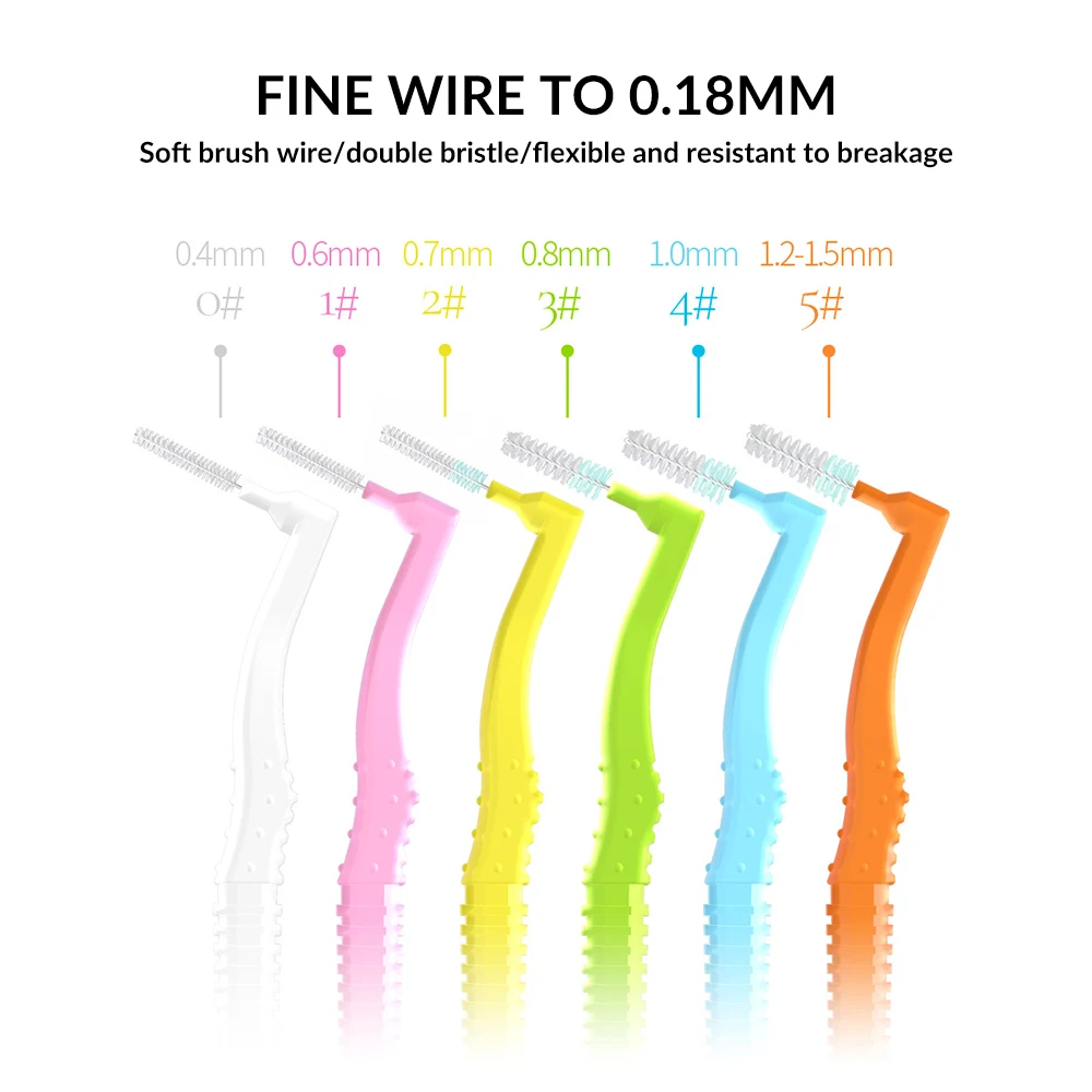 0 4mm 1 5mm L Shaped Interdental Brush 22PCSDental Floss Cleaners Orthodontic Wire Brush Toothbrush Oral 1 0 4mm 1 5mm L Shaped Interdental Brush 22PCSDental Floss Cleaners Orthodontic Wire Brush Toothbrush Oral 3