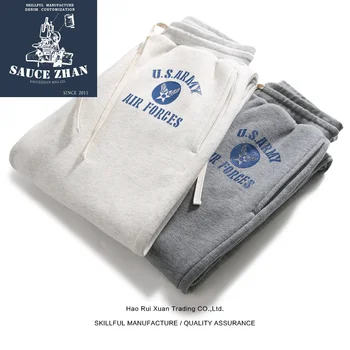 

SauceZhan SWEAT PANTS Pants Men Mens Joggers Pants Plus Velvet SWEAT PANTS Winter Pants Man Casual Cotton Pants