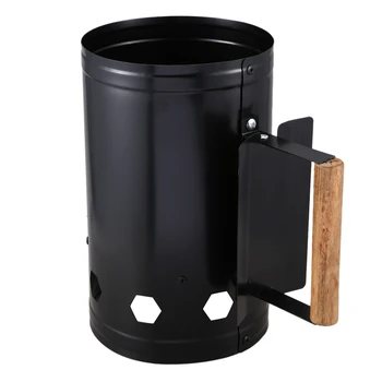 

Charcoal Chimney Starter,BBQ Lighter Charcoal Grill Fire Starter Chimney for Outdoor Cooking Charcoal Can Accessories