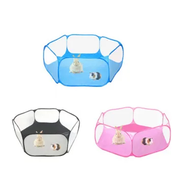 

Portable Small Animals Exercise Fence Foldable Rabbits Hamster Cage Tent Play Playpen Outdoor Indoor Exercise Pet Cage Tent