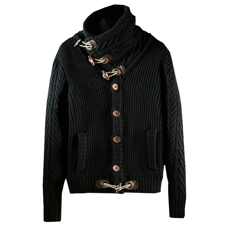 

Autumn Winter Men Sweater Long Sleeve Turtleneck Neck Warm Knitted Pullover Men Casual Slim Fit Sweaters Knitwear Plus Size