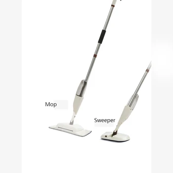 

iFun 3-in-1 Spray Floor Mop Broom with 2 Microfiber Pads Floor Flat Mops Home Kitchen Cleaning Tool Floor Cleaning
