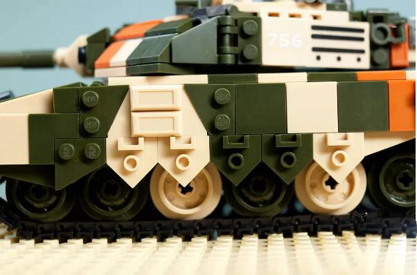 BZDA WW2 Военная серия T90MS основной боевой танк 758 шт. строительные блоки MOC модель