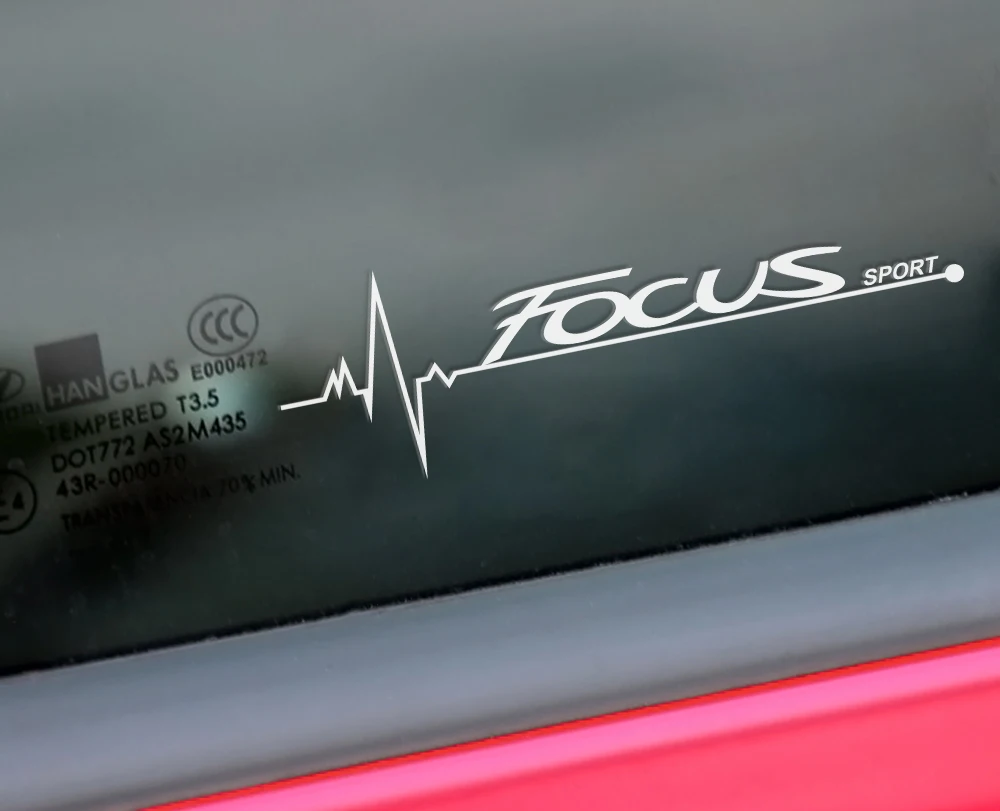 2 шт. наклейки для автомобиля Наклейка на боковое окно для Ford Focus 2 3 1 MK2 MK3 MK1 Очаровательное украшение на окно спортивные наклейки авто аксессуары