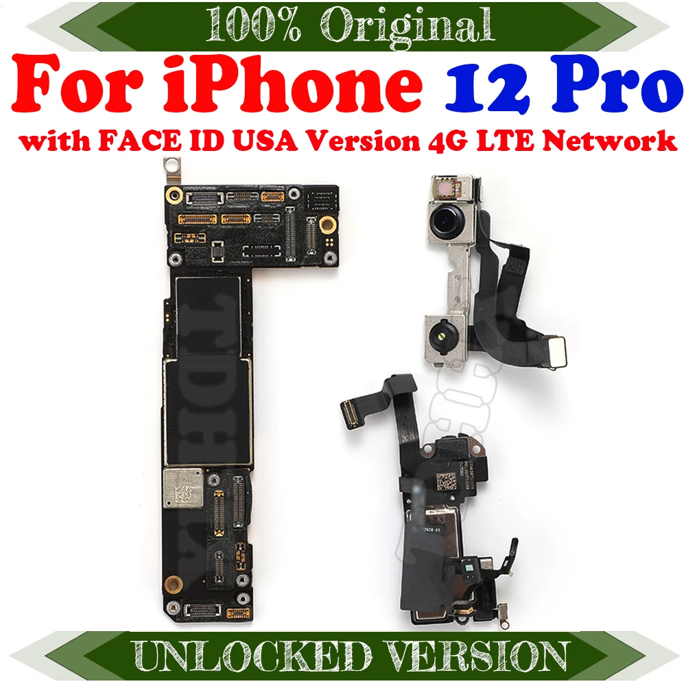 100% разблокированная материнская плата для iPhone 12 Pro MAX основная с распознаванием