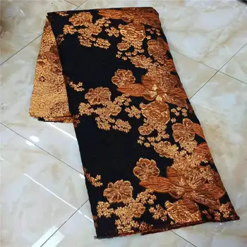 

New design !African Lace Fabric French Embroidered Lace Fabric High quality nigerian Net Lace Fabric for dress 5yards/lot