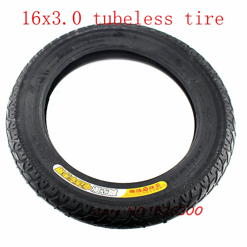 

High quality explosion-proof 16 x 3.0 inch electric vehicle vacuum tire Thickening and stab-proof outer tire