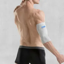 1 paire coude manchon élastique coudière protections Ati-slip bras chauffe-bras orthèse soutien pour tendinite Tennis basket-ball volley-ball(China)