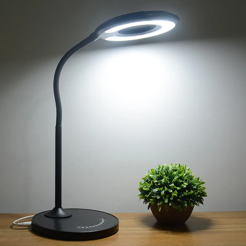 

LED Eye Protection Lamp LED Desk Lamp Desk Children for Student of Doing Homework Learning Ring Non-Strobe Lamp