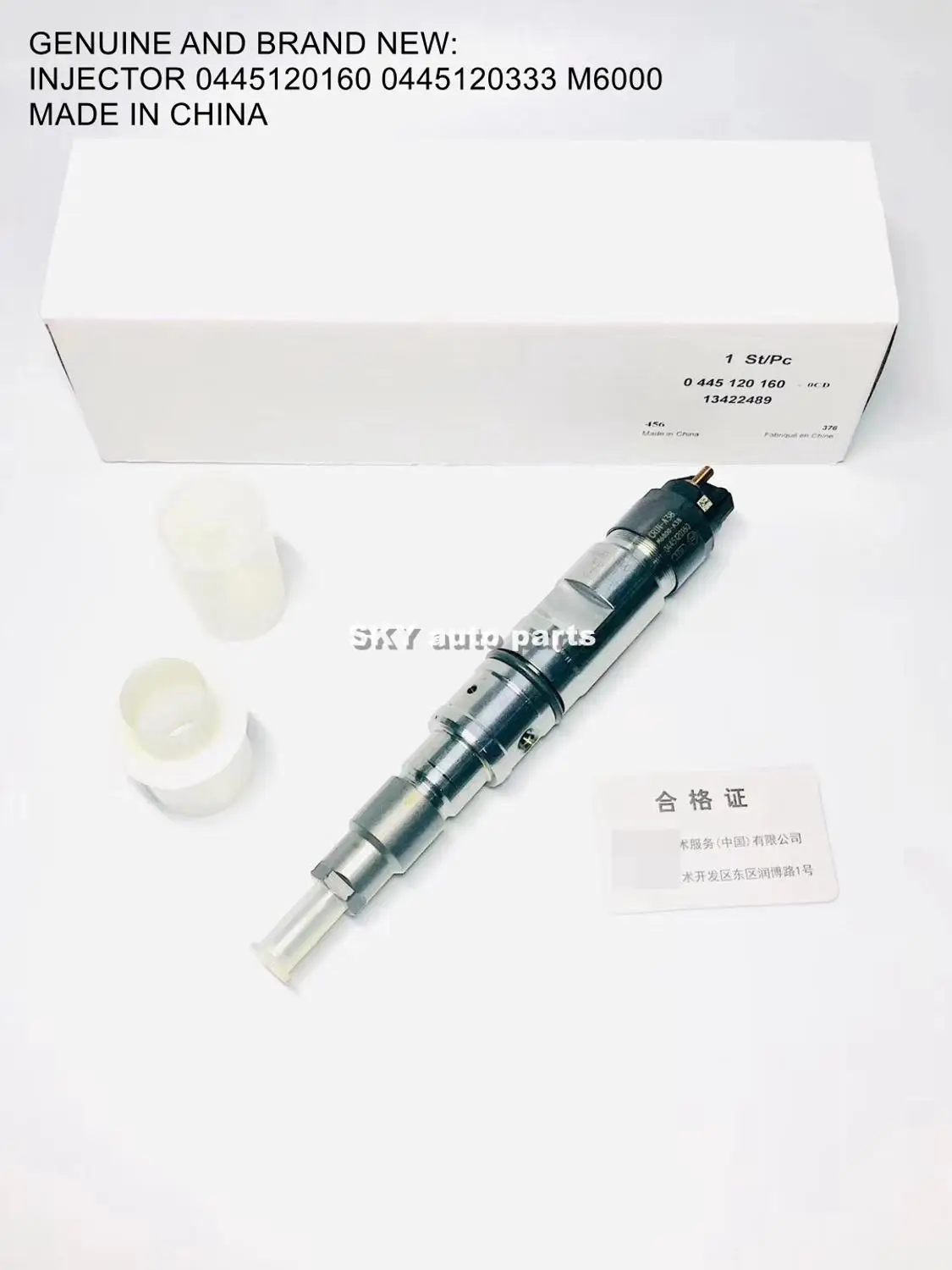 Подлинная и новая Топливная форсунка COMMON RAIL 0445120333 0445120160 M6000 для YUCHAI