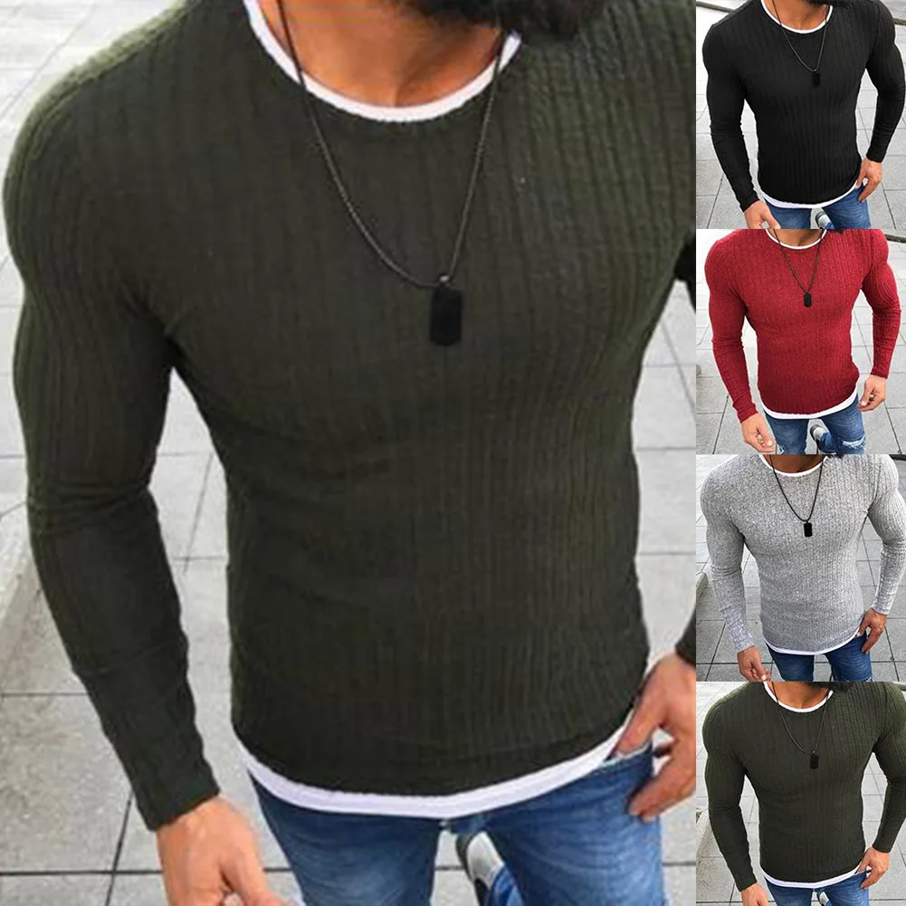 M-5XL, зимний мужской свитер с воротником Хенли, пуловер, Рождественский свитер, мужские вязаные свитера, мужские свитера, Джерси, Hombre