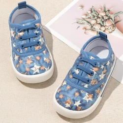 KIDSUN – chaussures en toile pour nouveau né, couleur unie, antidérapantes, semelle en caoutchouc souple, premiers pas pour bébé, tailles 20 25, 2021 