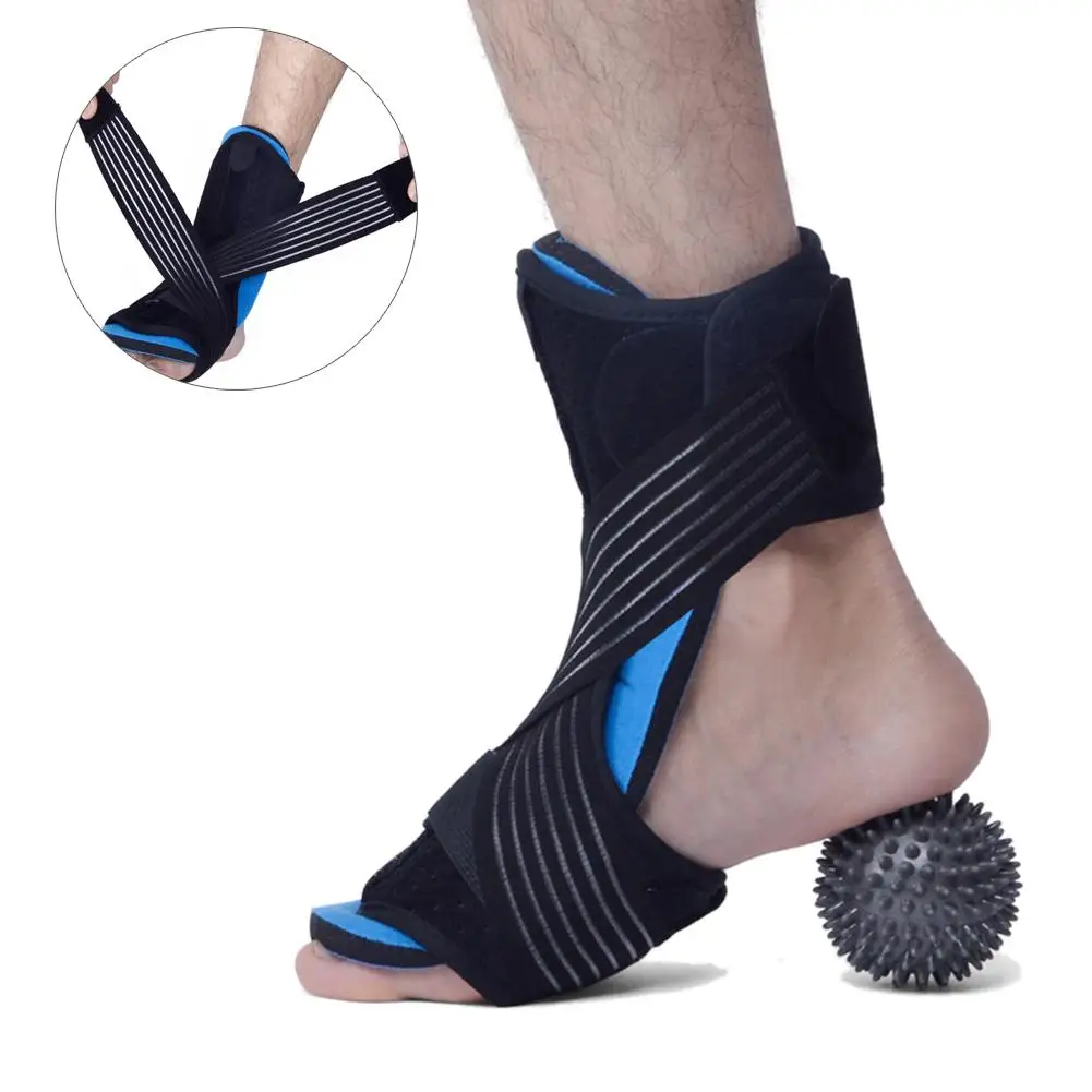 Горячая Plantar Fasciitis Ночная Капа ноги поддерживающий Ортез Регулируемая защита