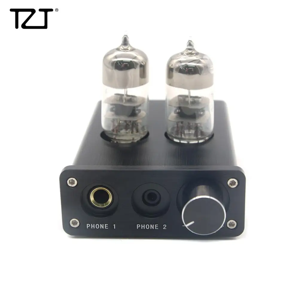 TZT Chip 2704/7022 HIFI Headphone Amplifier Tube Preamp USB Audio Power