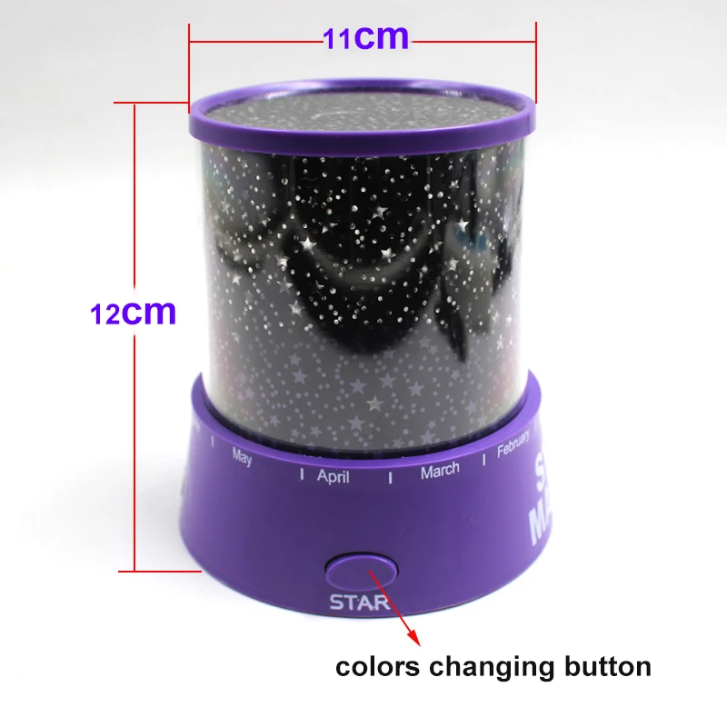 Светодиодная проекционная лампа романтический планетарный проектор звезд