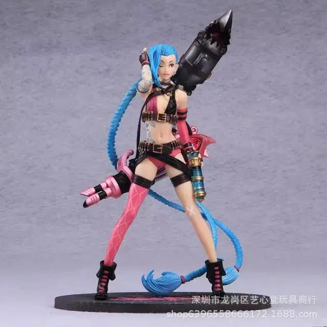 

Hero Alliance Runaway Loli Jinx Sikkink Silk Game Related Products Garage Kit Model Ornaments Boxed