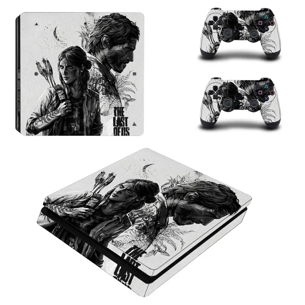 Последняя из нас тонкая защитная наклейка для PS4 Виниловая консоли и контроллера
