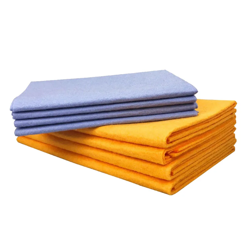 light yellow 8 шт./компл. супер впитывающее полотенца для удаления жира из бамбукового волокна для посуды стиральная протирки ветоши SNO88 - Цвет: light yellow