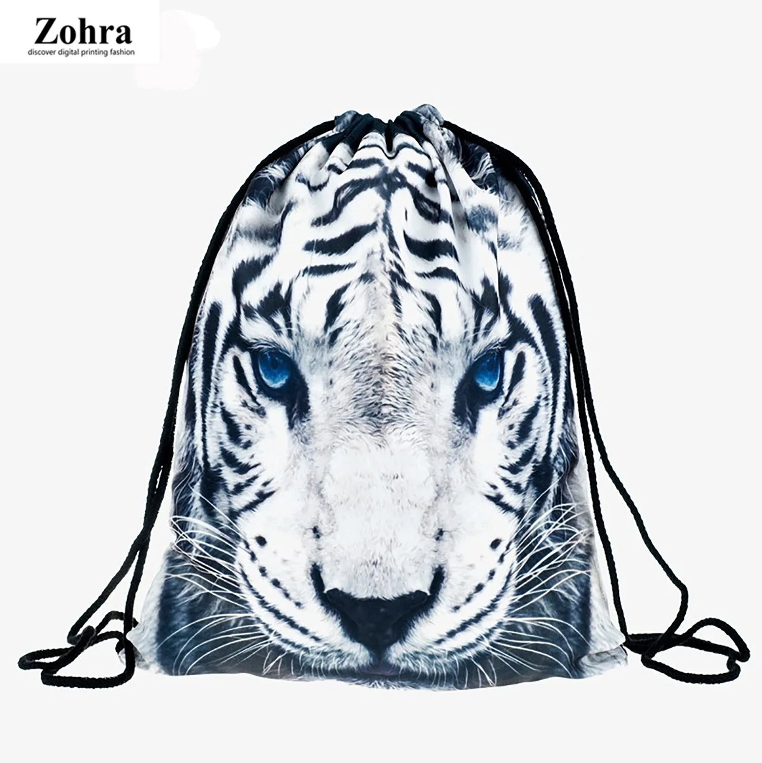 

Zohra New Style 3D Digital Printing Drawstring Bag Shopping Storage Drawstring Backpack