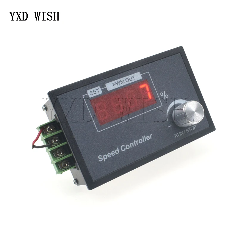 Digital Display 0~ Adjustable DC 6-60V 30A DC Motor Speed Controller PWM 12V 24V 48V Adjustable Frequency dc motor speed controller,motor speed controller,electric motor speed controller,stepper motor controller