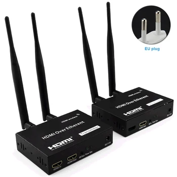 

200m Professional Portable TV Home Entertainment Adapter HDMI Extender Audio Video Loop Out Wireless Receiver Transmitter Set