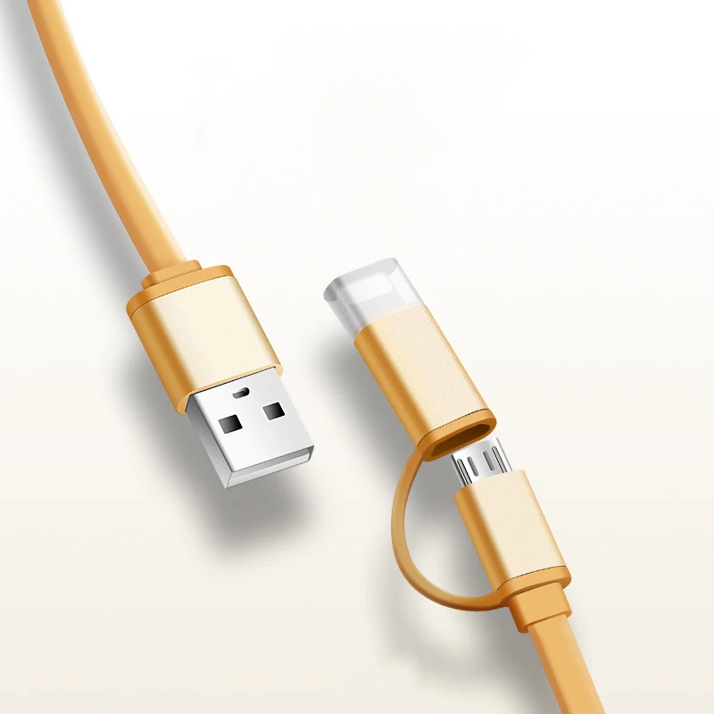 Многофункциональный 2 в 1 usb кабель Универсальный Быстрая зарядка строка данных для samsung Xiaomi Телескопический Usb удлинитель для iphone