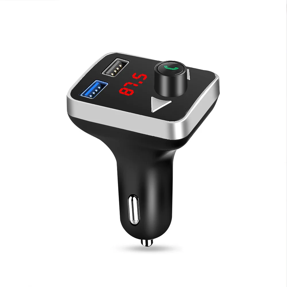 Kebidu автомобильный Bluetooth fm-передатчик 3.1A два usb порта автомобильное зарядное устройство MP3-плеер беспроводной аудио приемник комплект для громкой связи