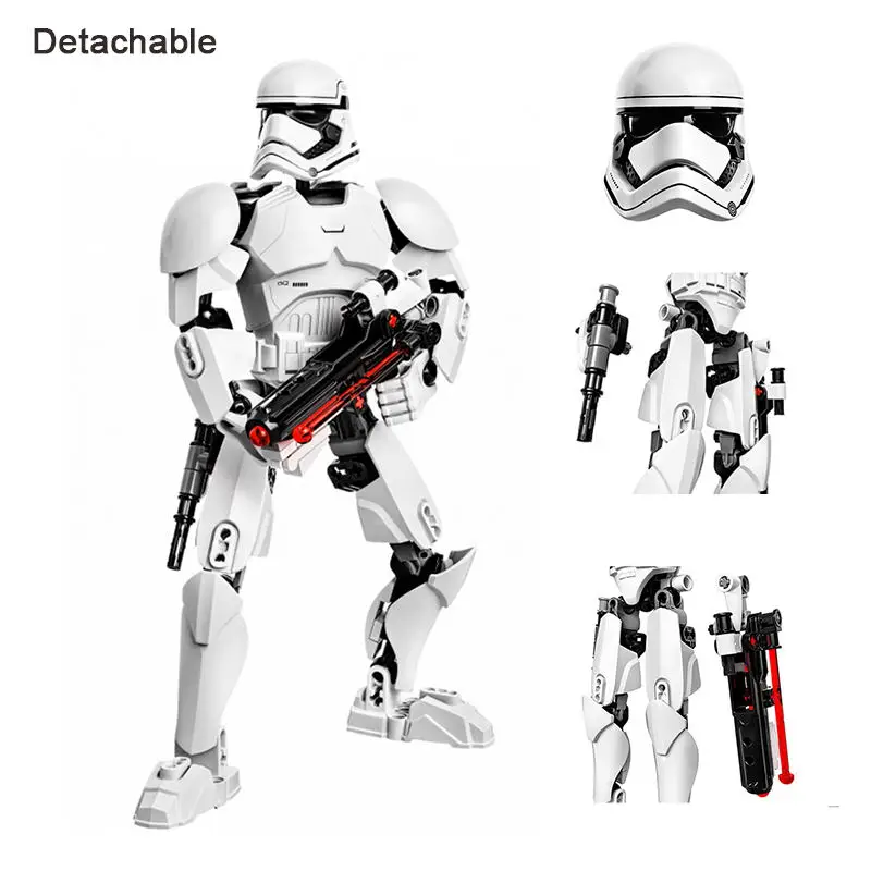 lego star wars buildable figures stormtrooper