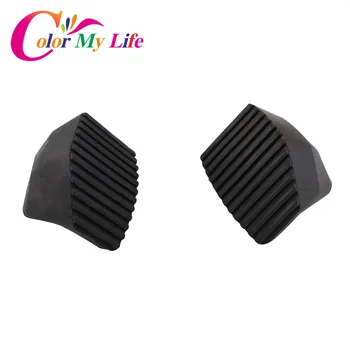 

Color My Life 2Pcs/Set Car Brake Clutch Pedal Cover for Citroen C-triomphe Citroen C-quatre for Peugeot 307 308 408