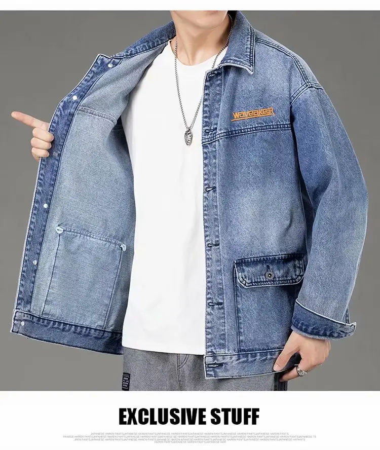 Hip Hop Mens Jean Jackets Male Casual Loose Outerwear Loose Overalls Coat Men Denim Jacket Streetwear 15 H1926393a92b449c8a555ced00b09f2bc8