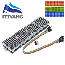 Module de microcontrôleur, matrice de points MAX7219, affichage 4 en 1, 10 pièces