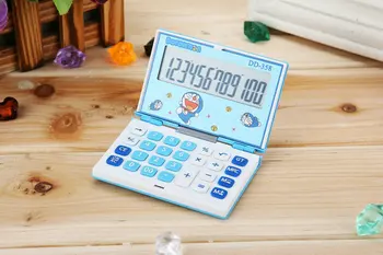 

Cartoon mini computer Kitty calculator Dora a dream Jingdang cat fold DD / kt-358 children scientific