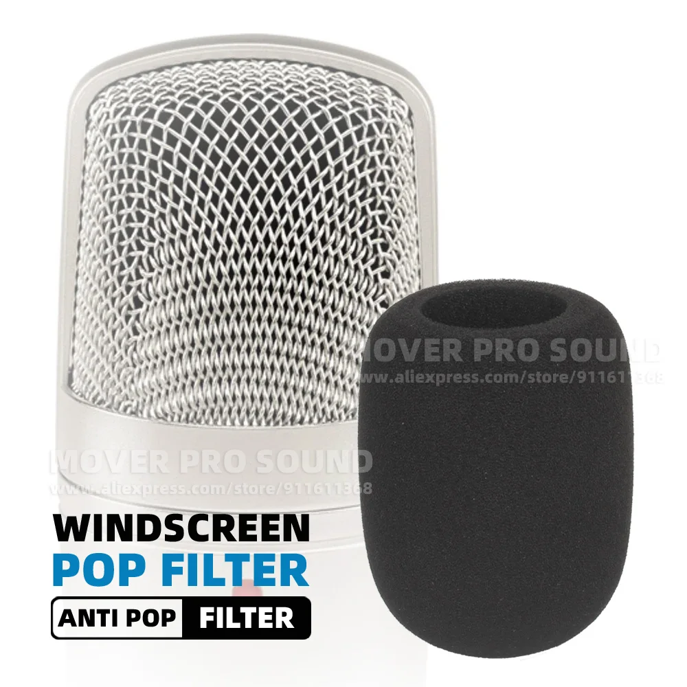 

For Behringer C-1U C-3 C-1 C1 C3 C 1 3 1U Windshield Mic Cover Sponge Anti Pop Filter Microphone Windscreen Windproof Shield