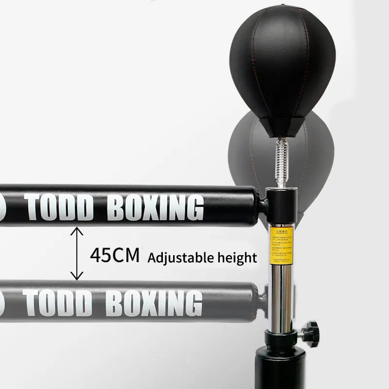 Boxing Reaction Target 360&deg; Rotating Target Height Adjustable Freestanding Punching Ball Boxing SpeedBag For MMA Fitness Workout