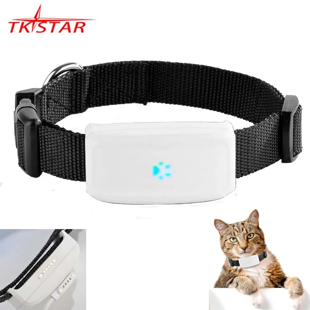 TKSTAR MiNi GPS Tracker Pets WiFi +GPS+LBS Real Time Tracking GPS Dog Tracker Cats GSM Locator Free APP Track Alarm Devic