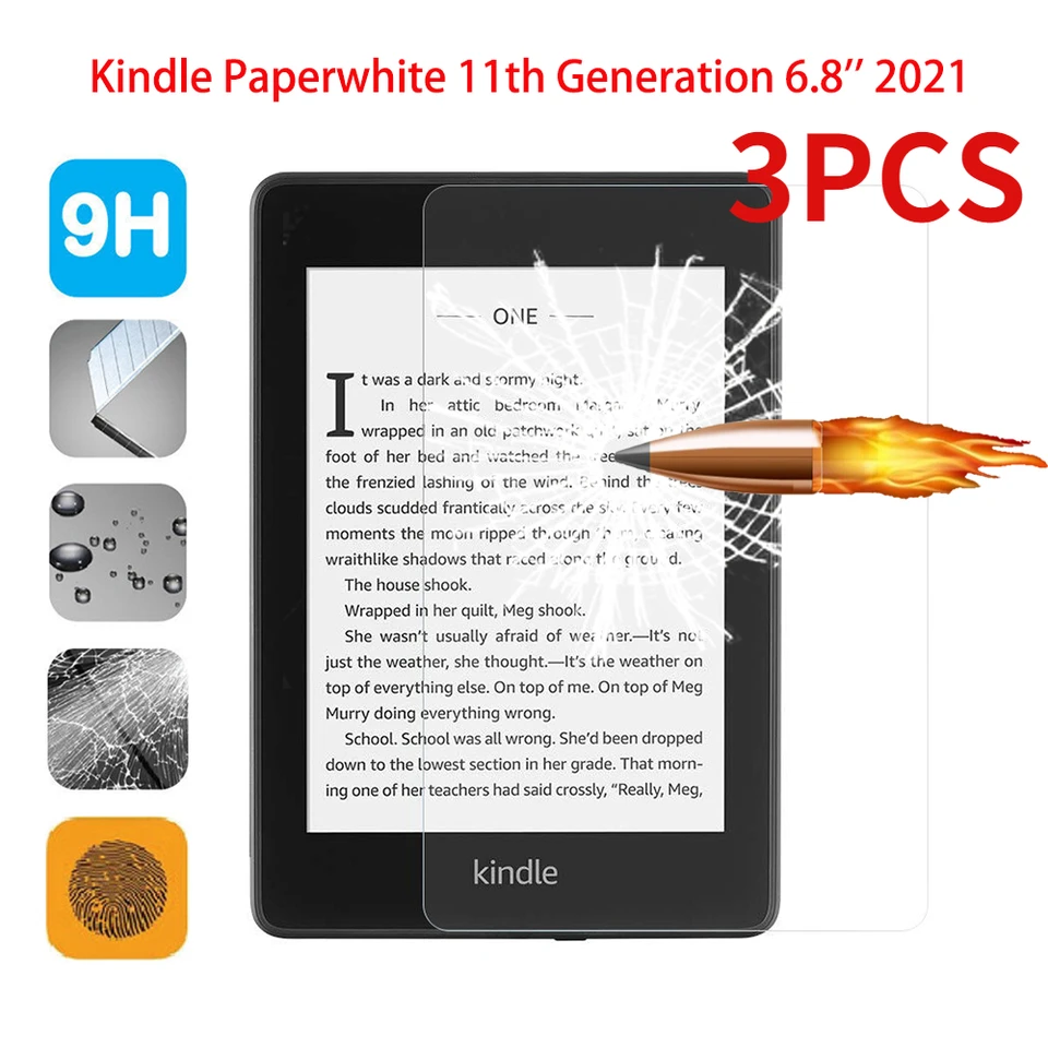 For Kindle Paperwhite 11 2021 Scribe Tempered Glass Screen Protector  Kindle11 11Th Generation Protective Film Protection Protect