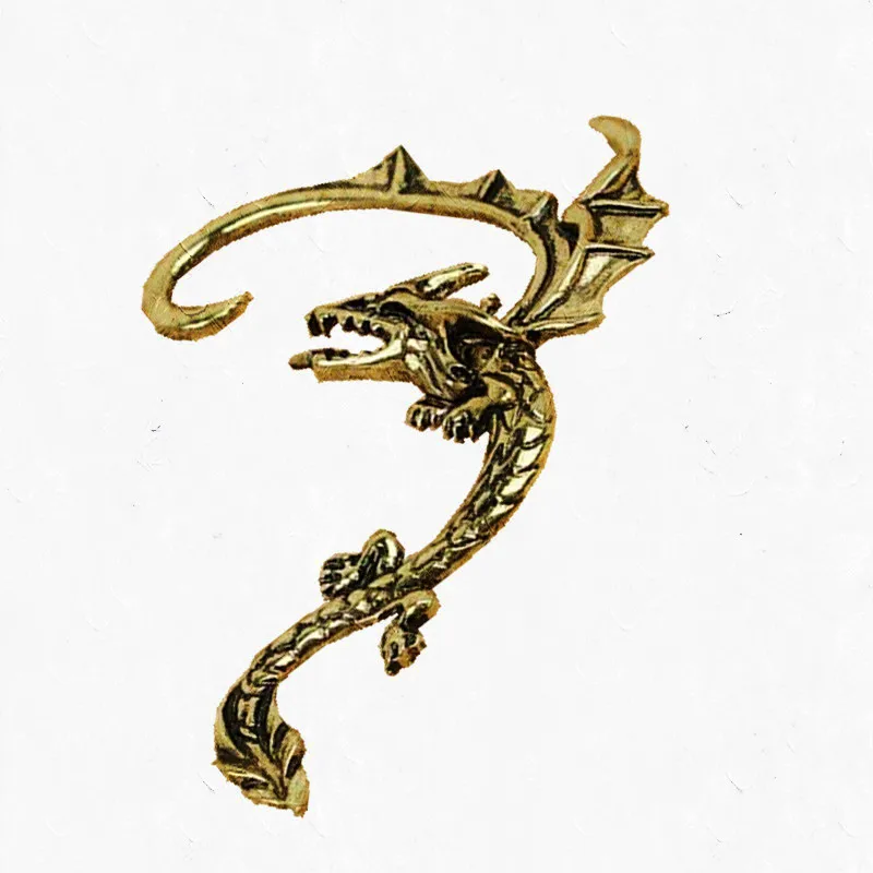 

Vintage Gothic Fly Dragon Wrap Ear Cuff Earrings For Women Gold Color Hip Hop Rock Punk Clip On Earrings Jewelry Oorbellen