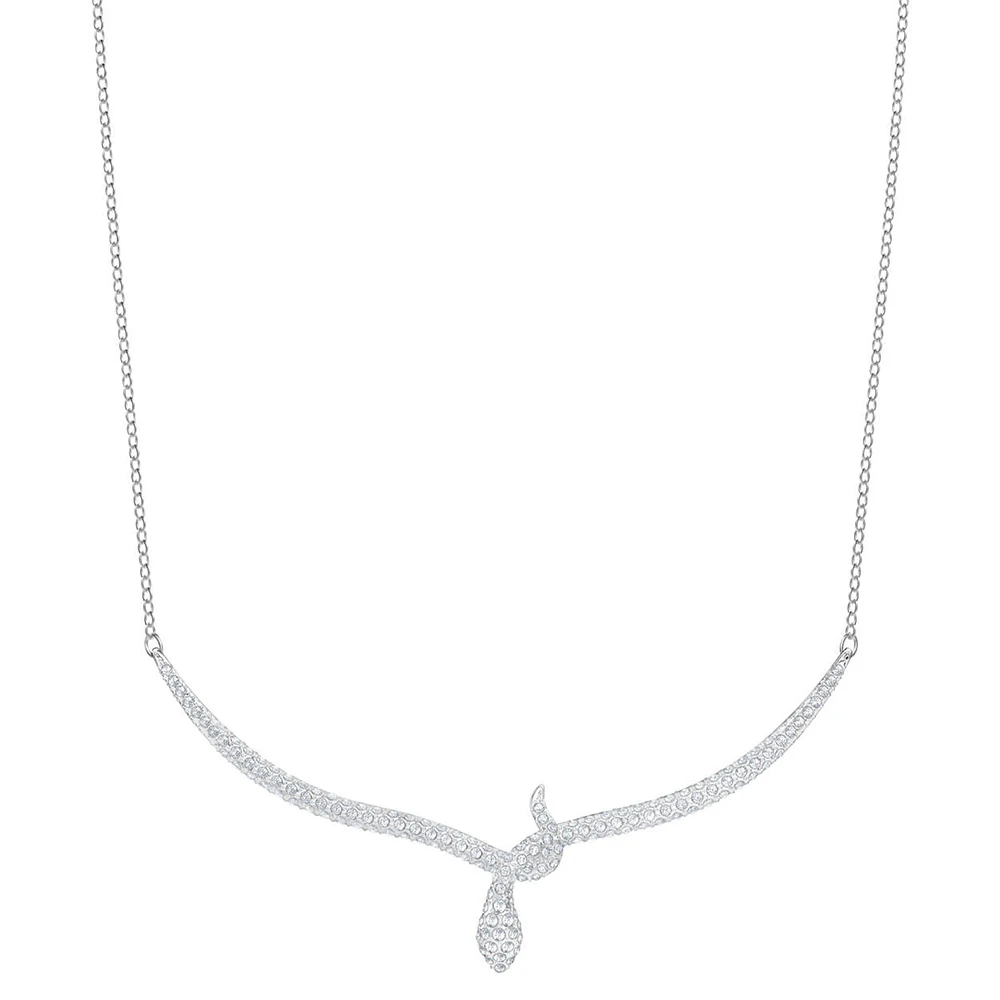 

SWA RO Leslie Personality Serpentine Necklace Elegantly Designed Clavicle Chain Women's Jewelry Anniversary Gift 5372292