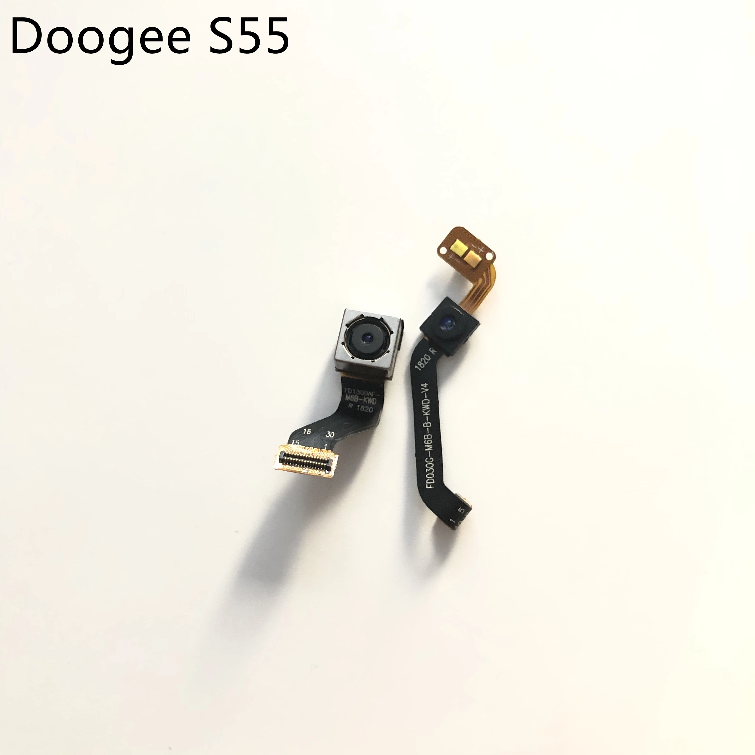 

DOOGEE S55 Used Back Camera Rear Camera 13.0+8.0MP Module For DOOGEE S55 MTK6750T Octa Core 5.5inch 720x1440 Free Shipping