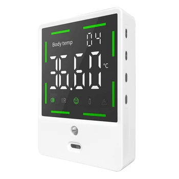 

Office Automatic Induction Digital Forehead Thermometer Supermarket Wall Mounted Infrared Non Community School Accurate